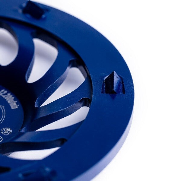 PKD Schleiftopf mit Hai-Fisch Fächerform "Blue Power"